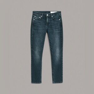 NWOT Rag & Bone Women’s Cate Mid-Rise Ankle Skinny Jeans in Dekaulb Dark Wash